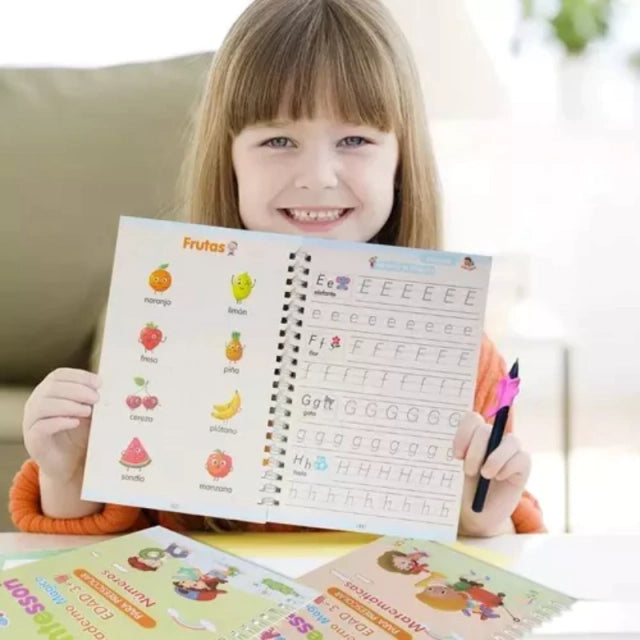 Cuaderno mágico de escritura para Niños 4und