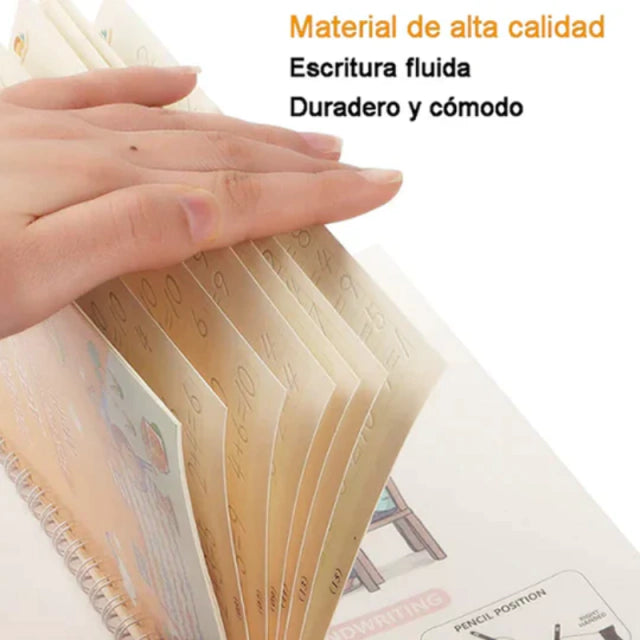 Cuaderno mágico de escritura para Niños 4und