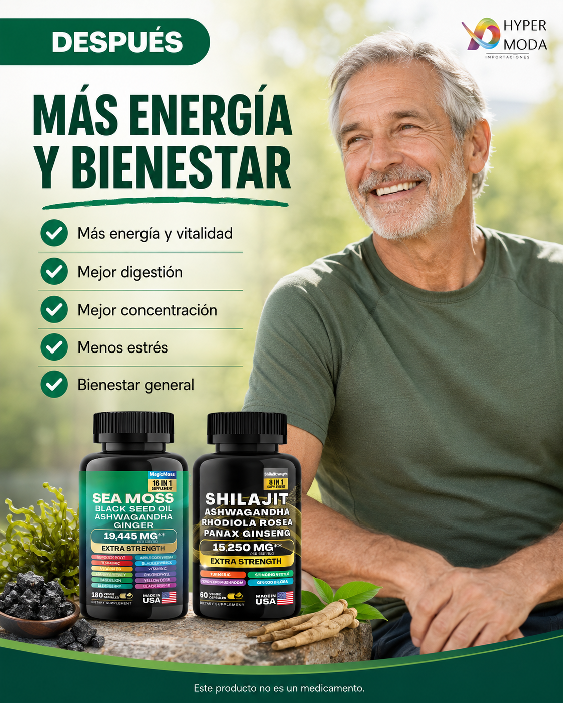 Kit Shilajit Musgo Marino